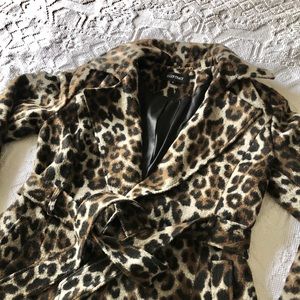 Leopard Trench Coat